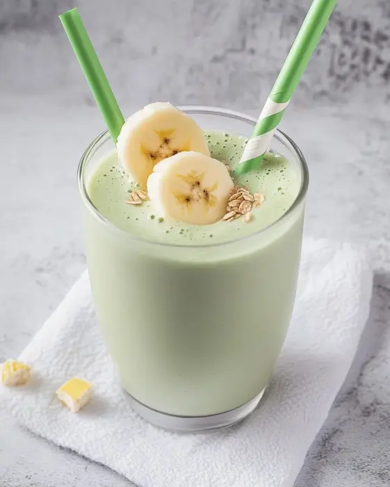 Creamy Banana Matcha Smoothie: Enjoy a Healthy Treat!
