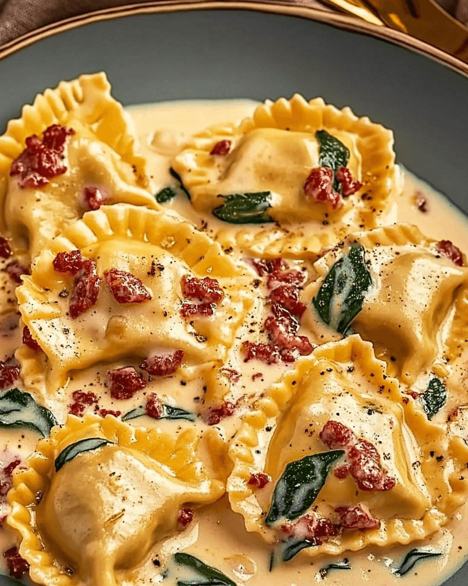Creamy Tuscan Ravioli: Indulge in a Flavorful Recipe!