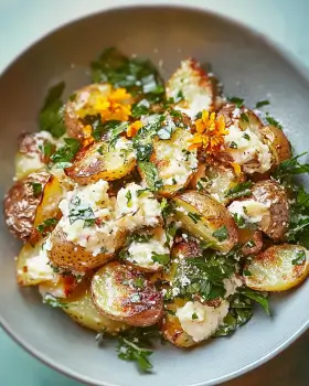 Crispy Smashed Potato Salad: A Must-Try Flavor Bomb!