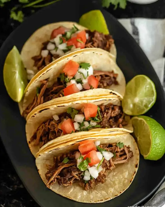 Crock Pot Carne Asada Street Tacos: Easy & Flavorful!