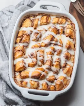 Easy Cinnamon Roll Casserole: A Quick Breakfast Delight!