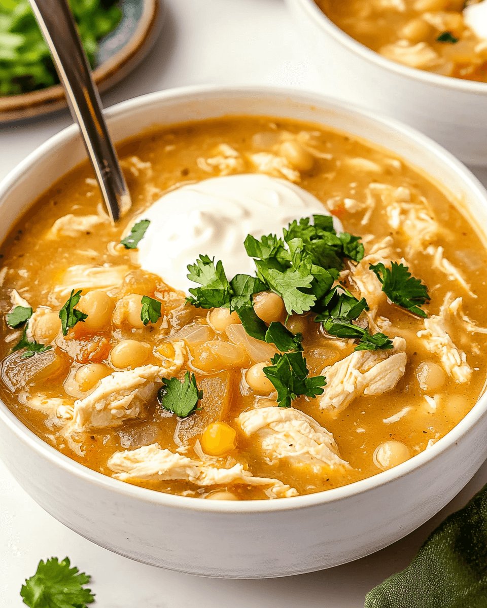 Easy & Creamy White Chicken Chili: A Savory Delight!