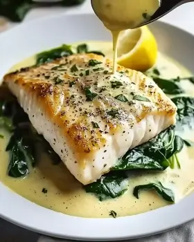 Elegant Lemon-Garlic Sea Bass and Spinach Recipe Revealed