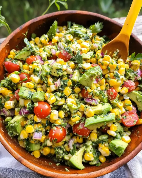 Summer Corn Salad with Avocado Recipe is Delicious!