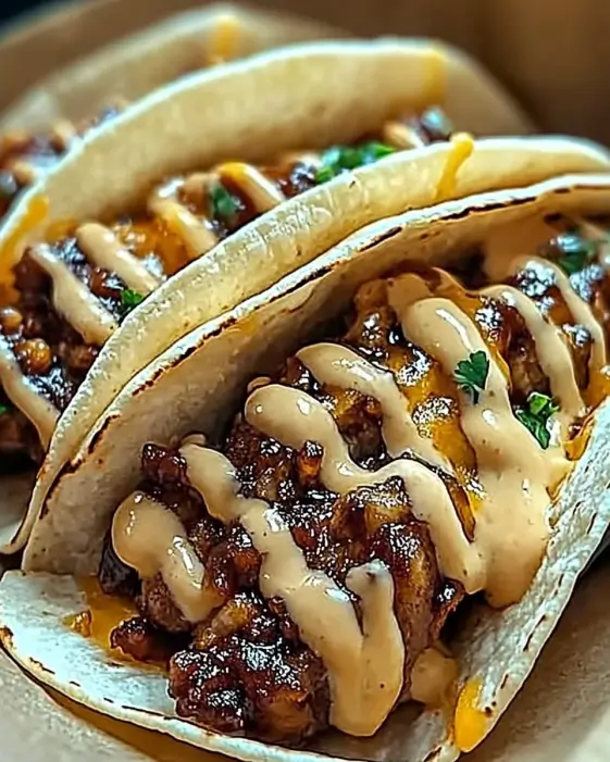Garlic Butter Honey BBQ Tacos: A Flavor Explosion!