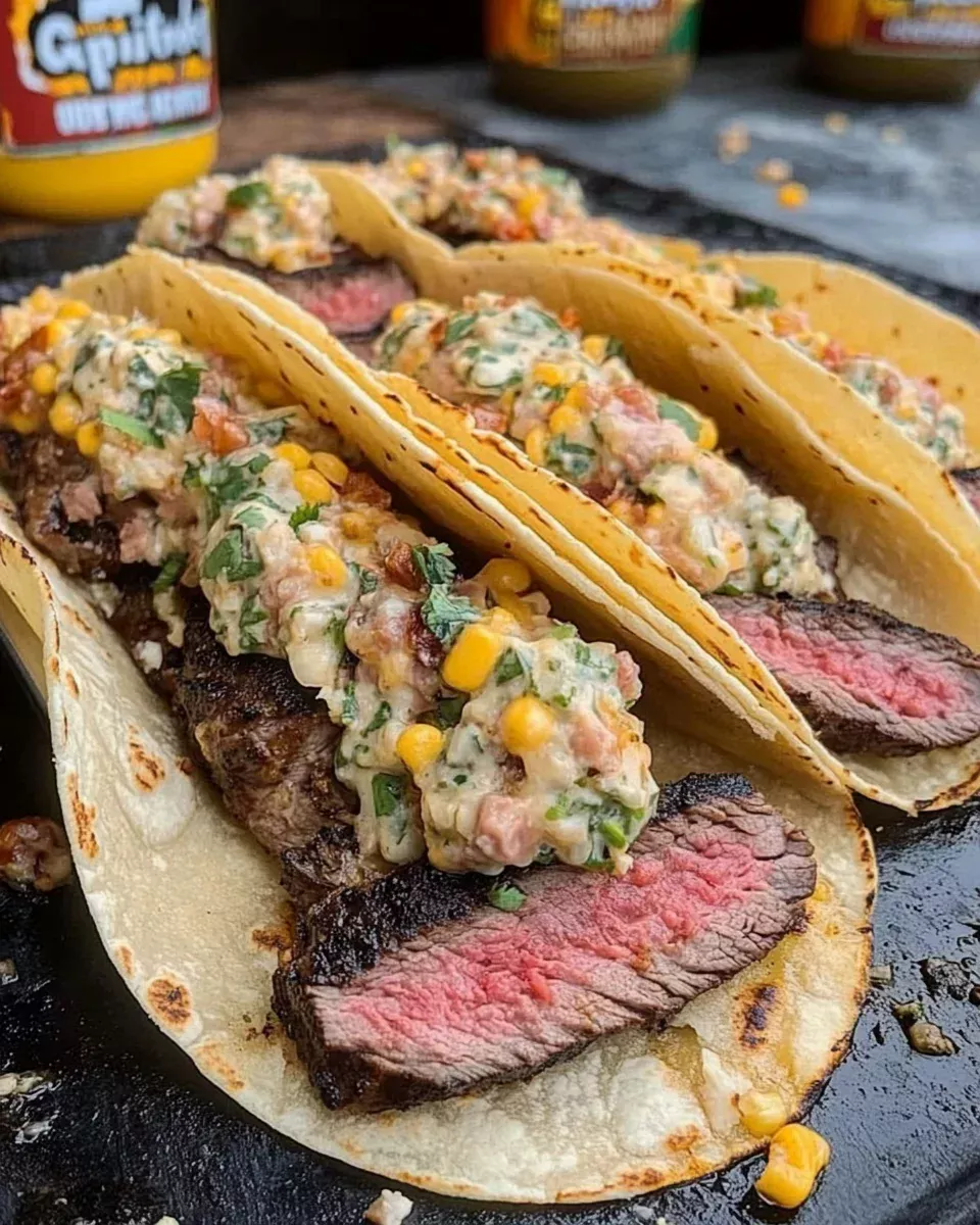 Grilled Steak Elote Tacos: A Flavorful Twist Awaits!