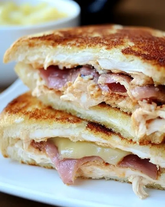 Grilled Chicken Cordon Bleu Sandwich: A Tasty Delight!