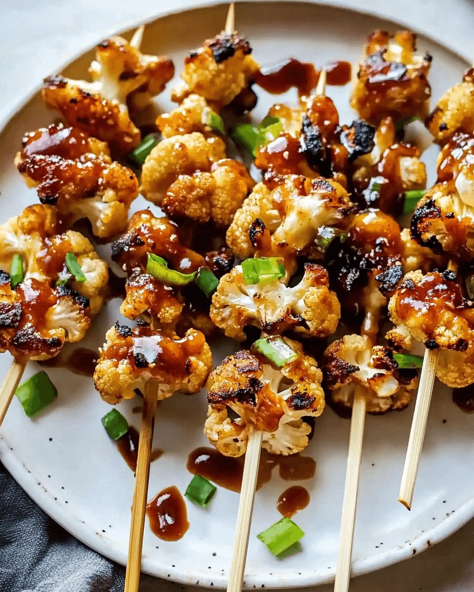 Grilled General Tso’s Cauliflower Kabobs Make Cooking Fun!