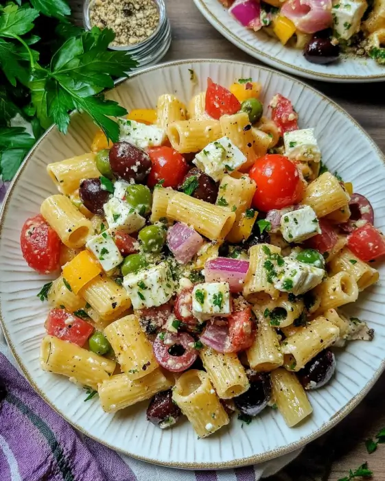 Greek Pasta Salad: A Fresh and Flavorful Recipe!