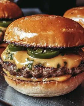 Jalapeño-Onion Smash Burgers: Unleash Bold Flavor Today!