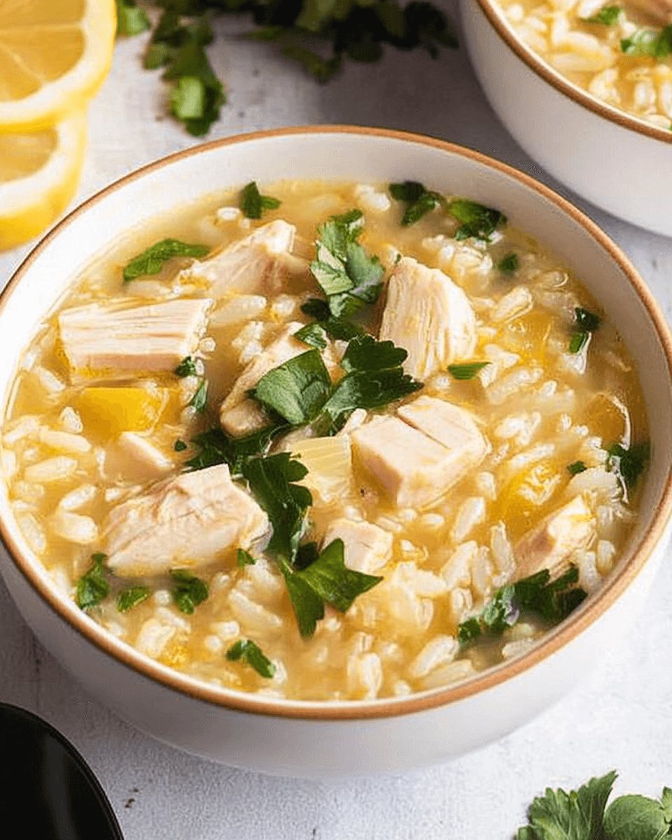 Lemony Turkey Rice Soup: A Refreshing Comfort Recipe
