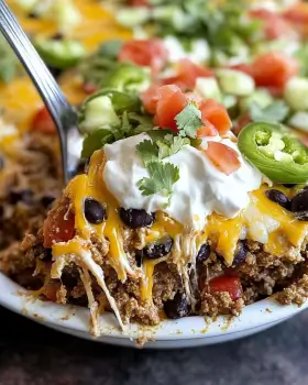 Low Carb Taco Casserole: A Delicious Healthy Twist!