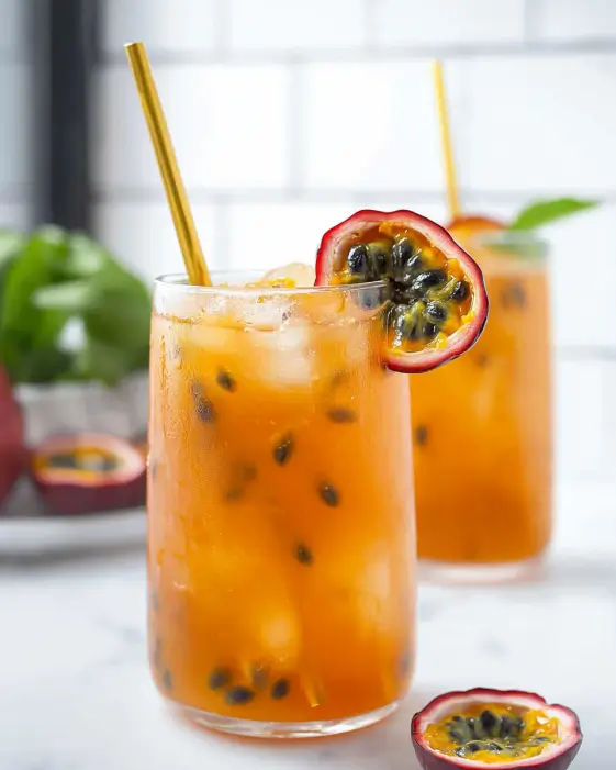 Passion Fruit Iced Tea: A Refreshing Summer Delight!