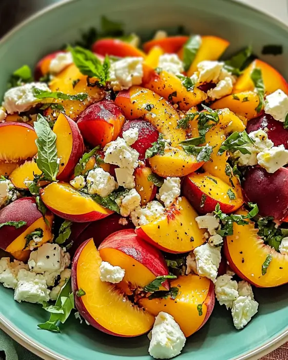 Peach Feta Salad: A Refreshing Summer Delight to Try!