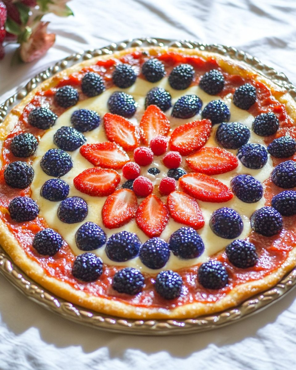 Red White & Blue Pizza is a Summer Delight!