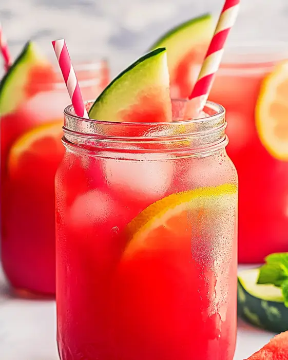 Watermelon Lemonade Recipe is a must-try summer drink!