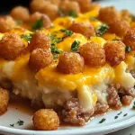 Shepherd's Pie Tater Tot Casserole