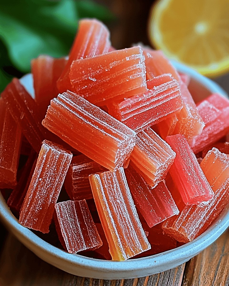 Simply Divine Candied Rhubarb: A Sweet Delight Awaits!