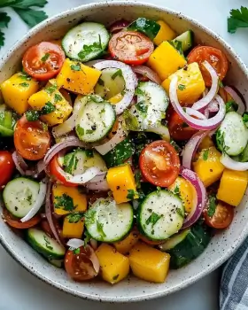 Sweet and Spicy Thai Mango Salad is a must-try dish!