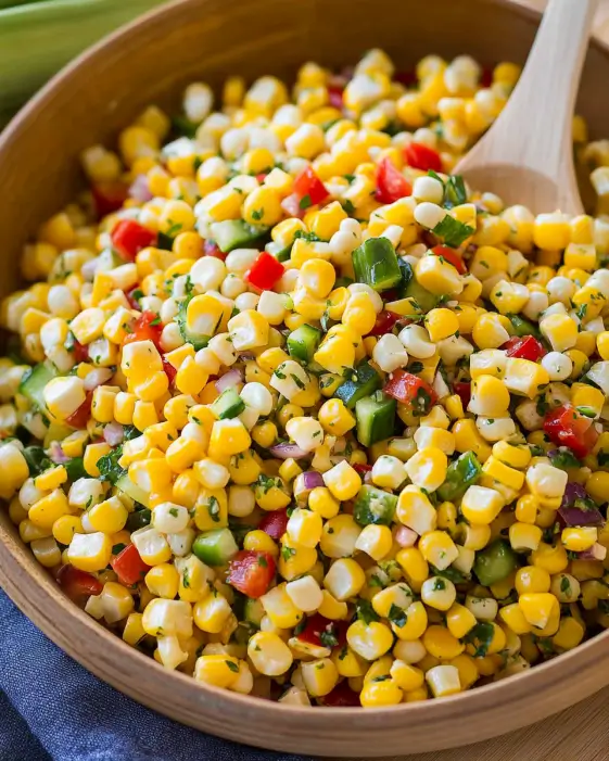 Sweet Crunchy Corn Salad is a must-try dish!