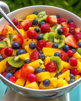 Tropical Sunshine Fruit Salad: Experience a Sweet Escape!