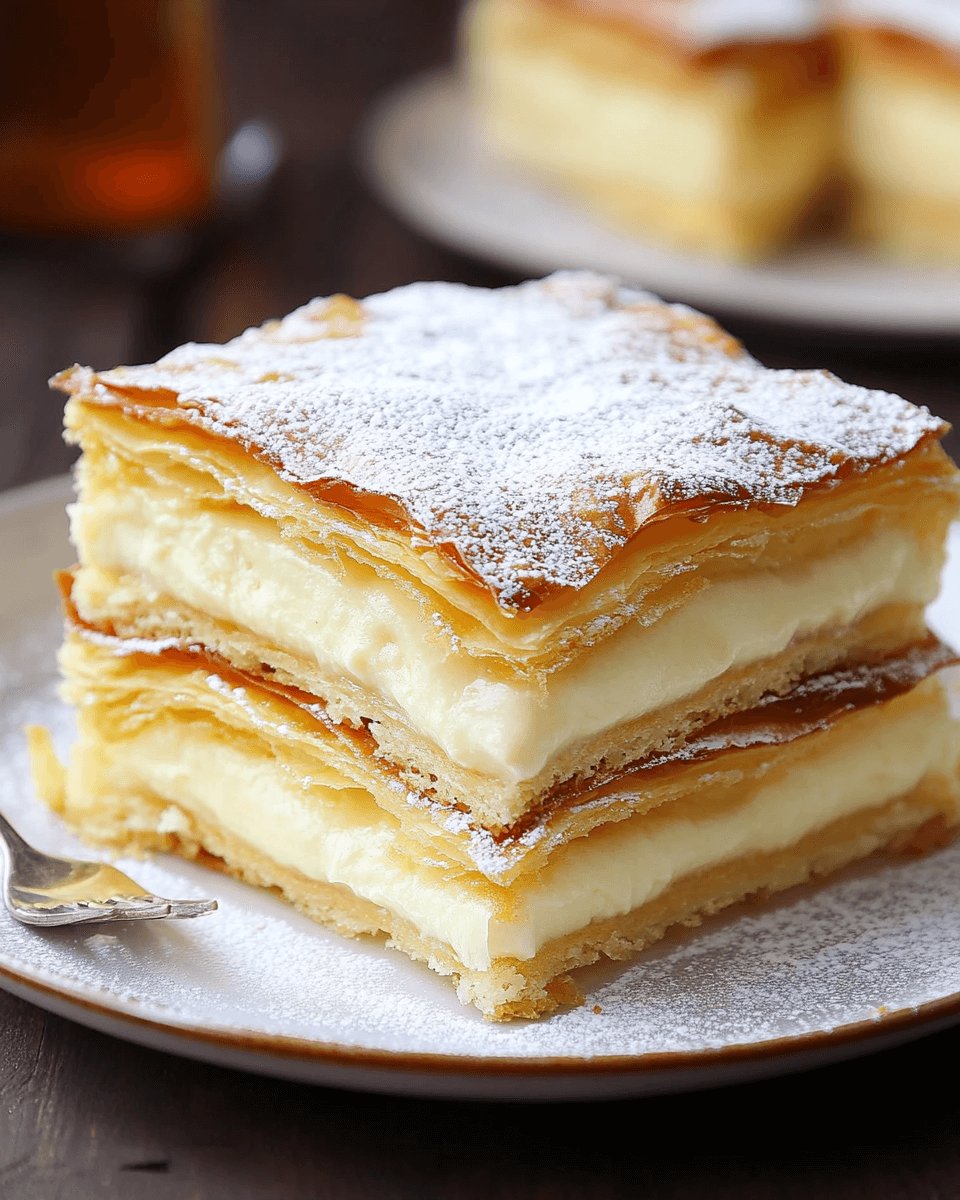 Vanilla Custard Puff Pastry Cake: A Delectable Recipe!