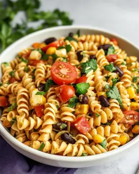 Vegan Southwest Pasta Salad: A Refreshing Delight!