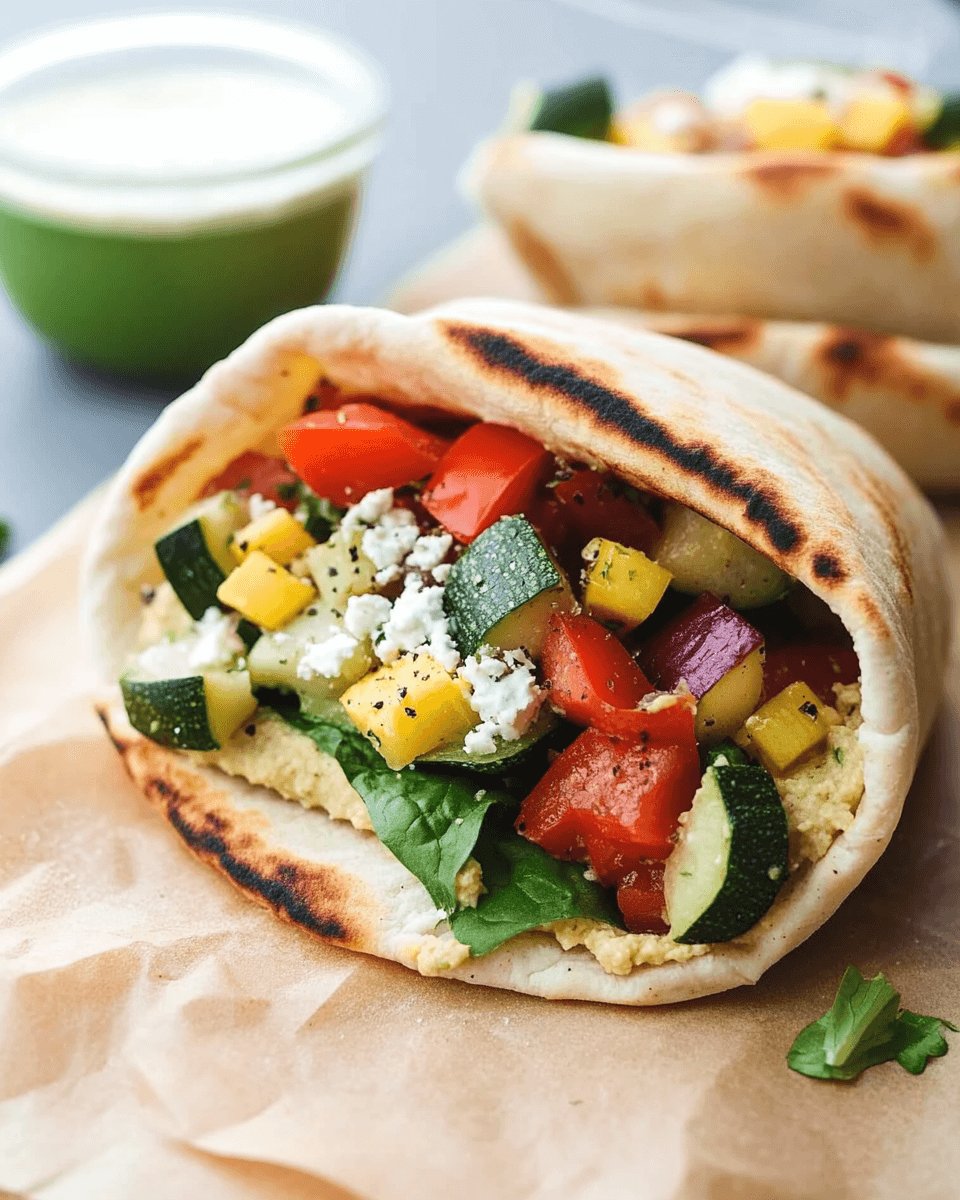 Veggie Hummus Pitas: Discover a Fresh, Tasty Snack!