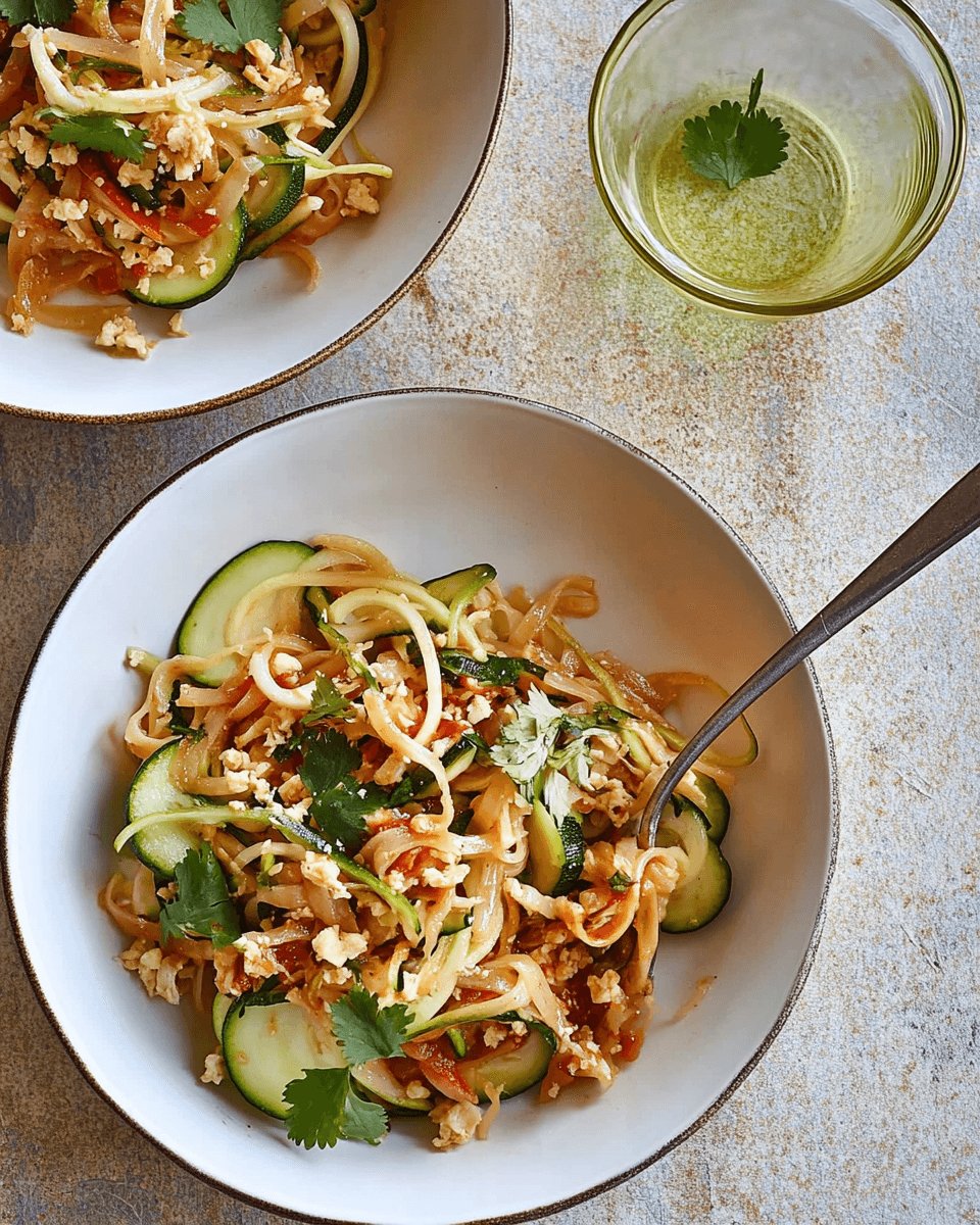 Zucchini Pad Thai: Discover This Delicious Stir-Fry!