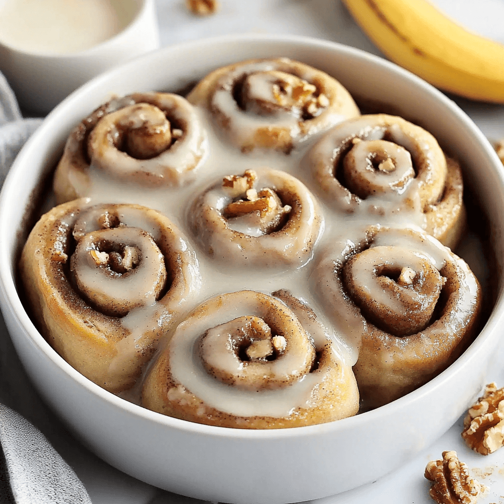 Banana Bread Cinnamon Rolls: Soft, Sweet & Irresistible!