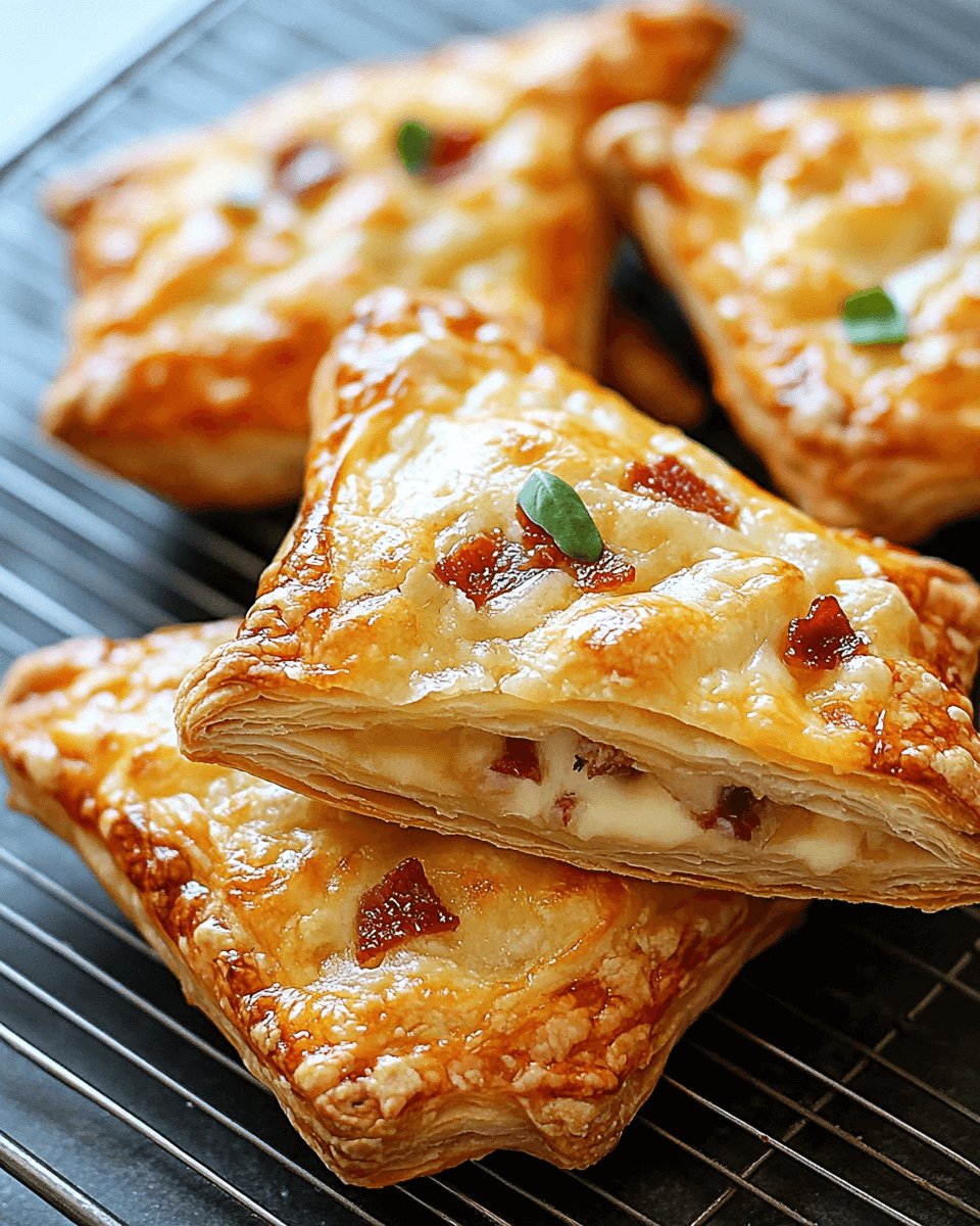 Cheese and Bacon Turnovers: Deliciously Easy Recipe!