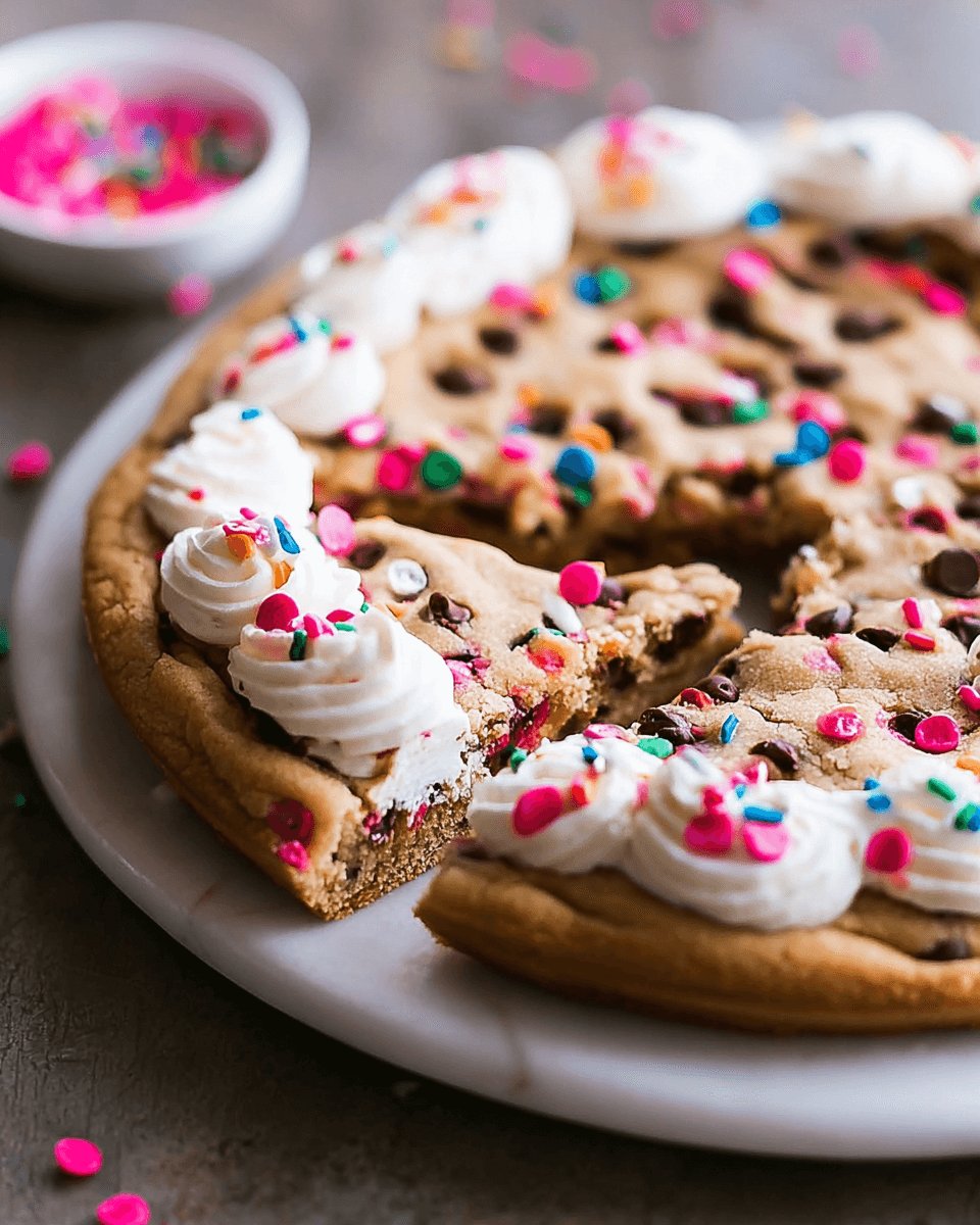 Chocolate Chip Funfetti Cookie Cake: A Delightful Treat!