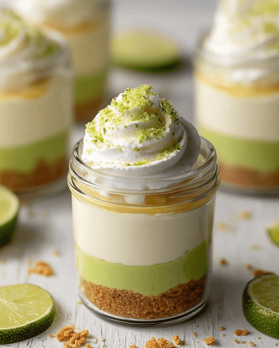 Creamy No-Bake Key Lime Cheesecake Jars That Delight!