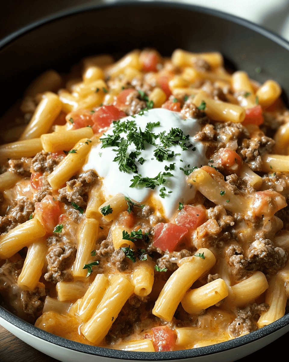 Creamy Rotel Pasta with Ground Beef: A Must-Try Recipe!