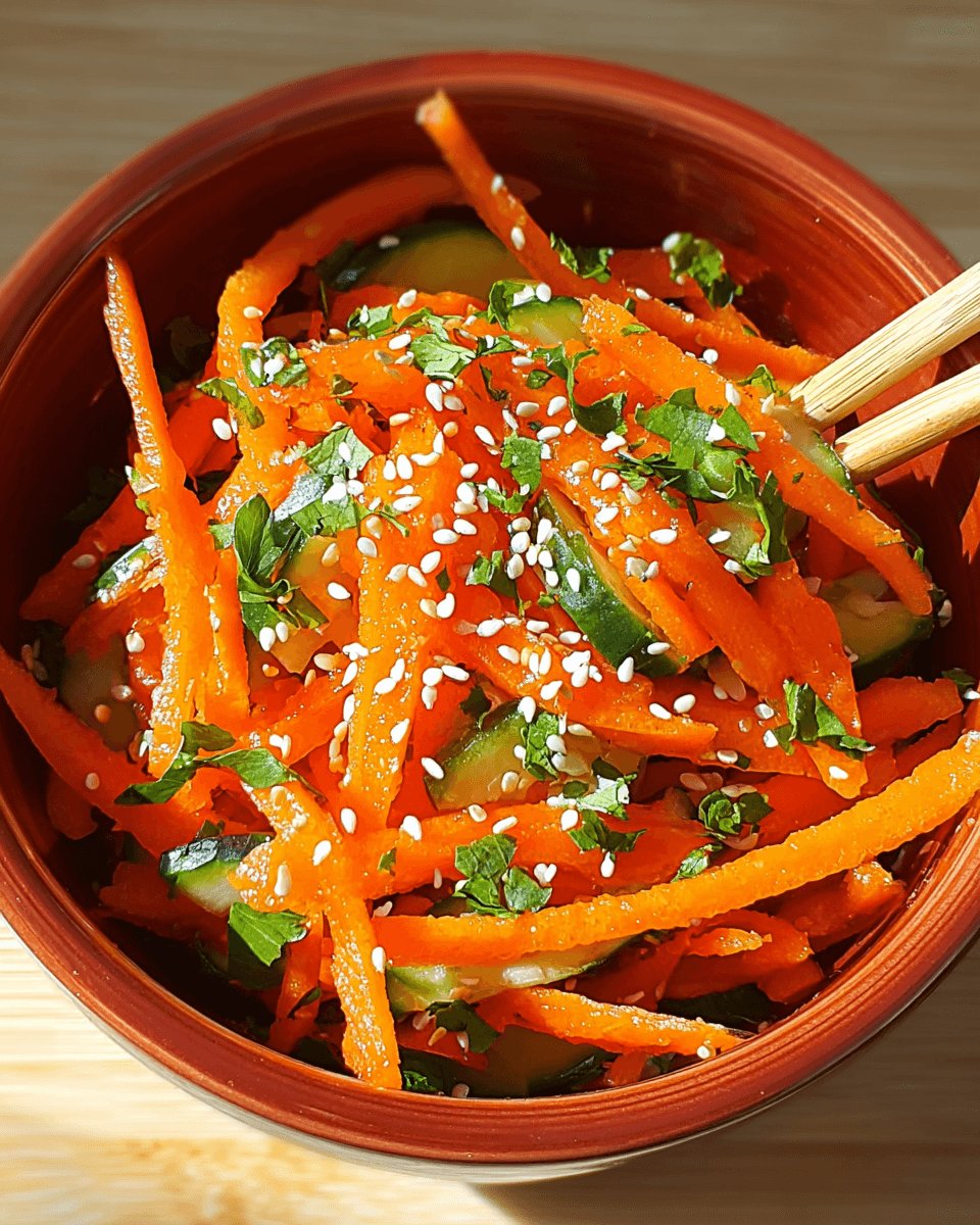 Crisp Cucumber Carrot Salad: Refresh and Delight Today!