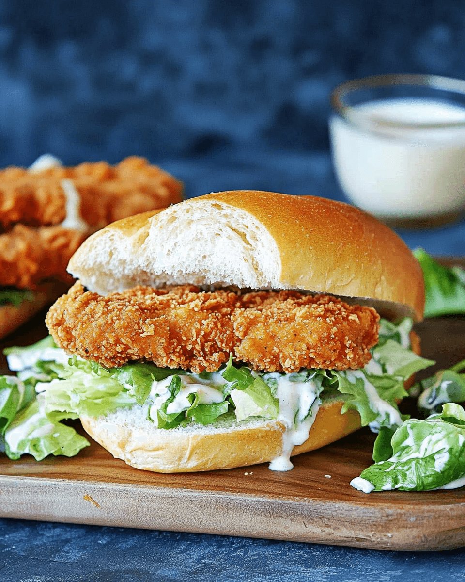 Crispy Chicken Caesar Sandwich: Discover How to Make It!