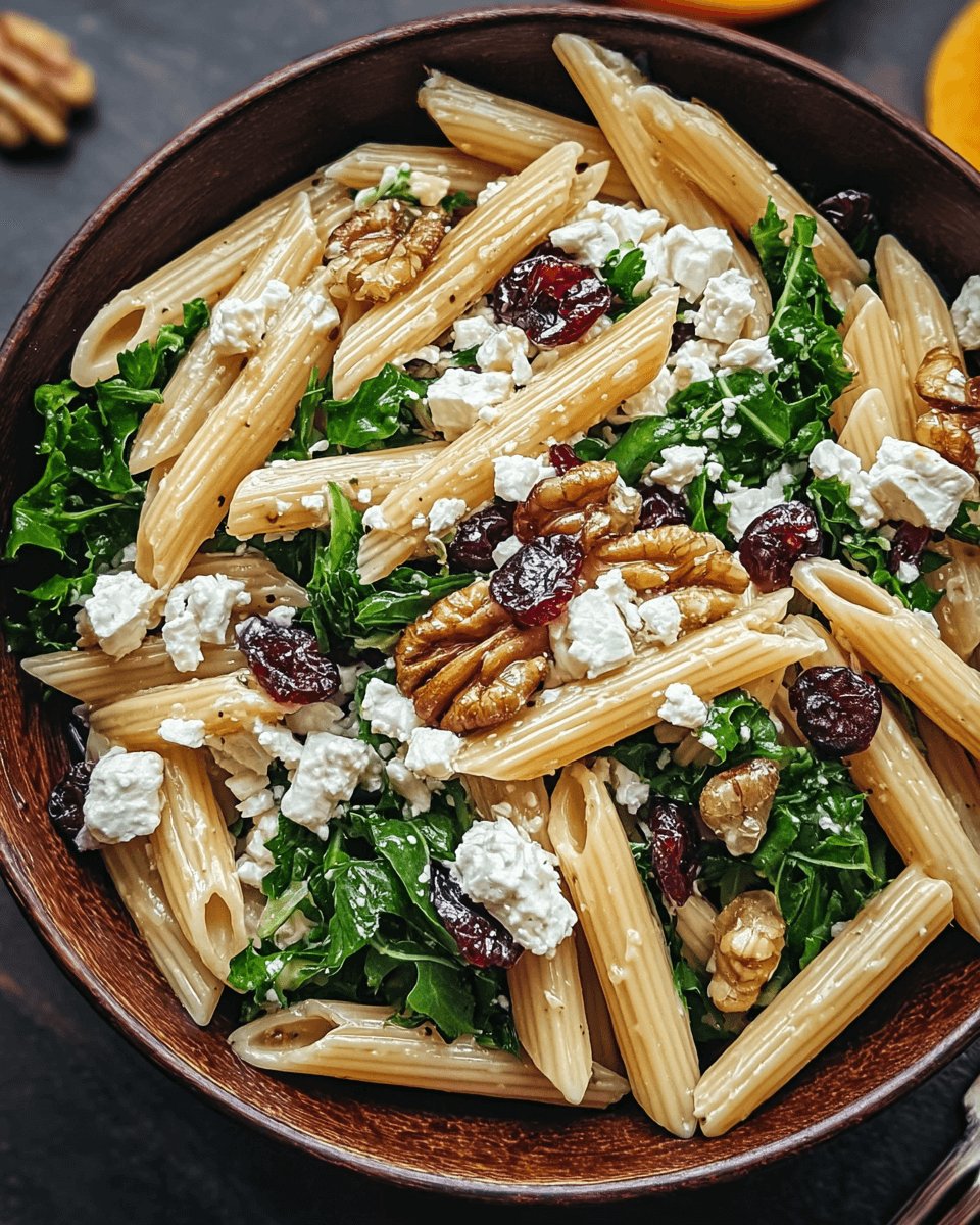 Feta Cranberry Penne Salad: A Refreshing Summer Delight!