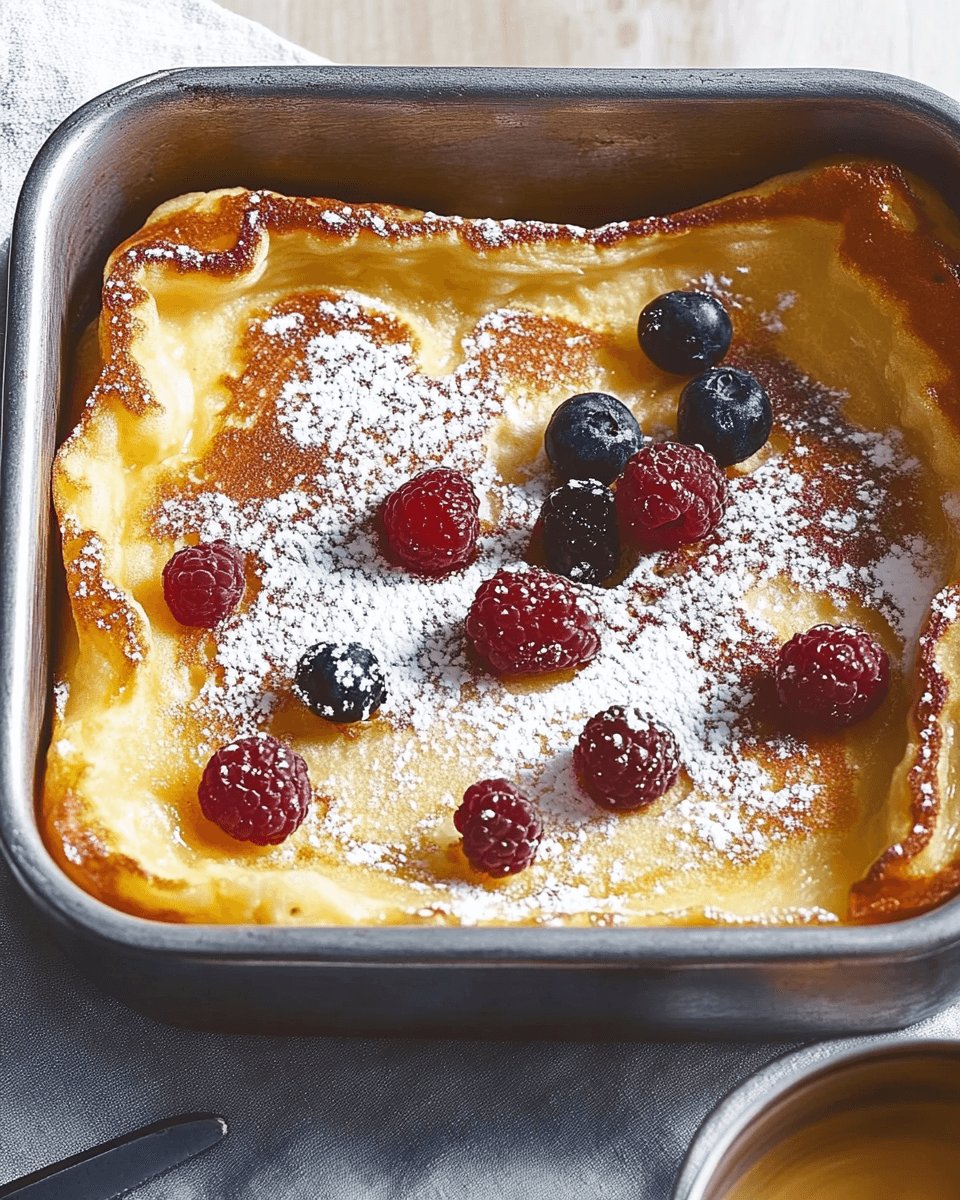 Fluffy German Pancake Recipe: A Must-Try Brunch Delight!