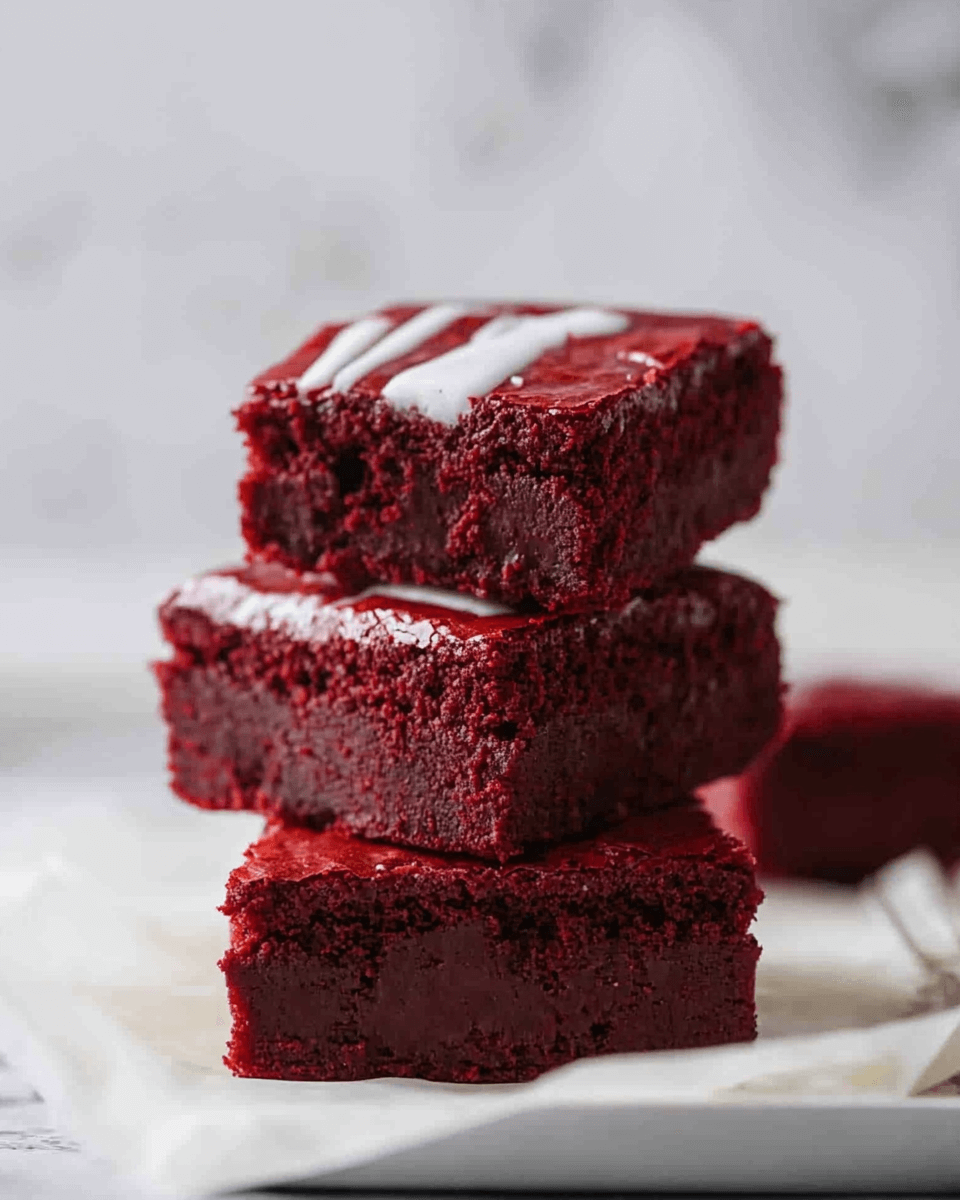 Fudgy Red Velvet Brownies: Discover a Decadent Recipe!
