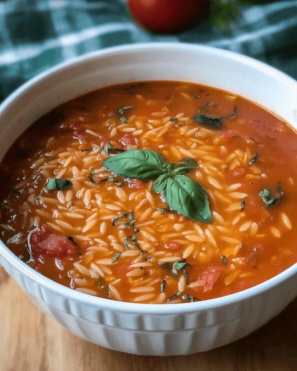 Hearty Tomato Orzo Soup: A Savory Delight Awaits!