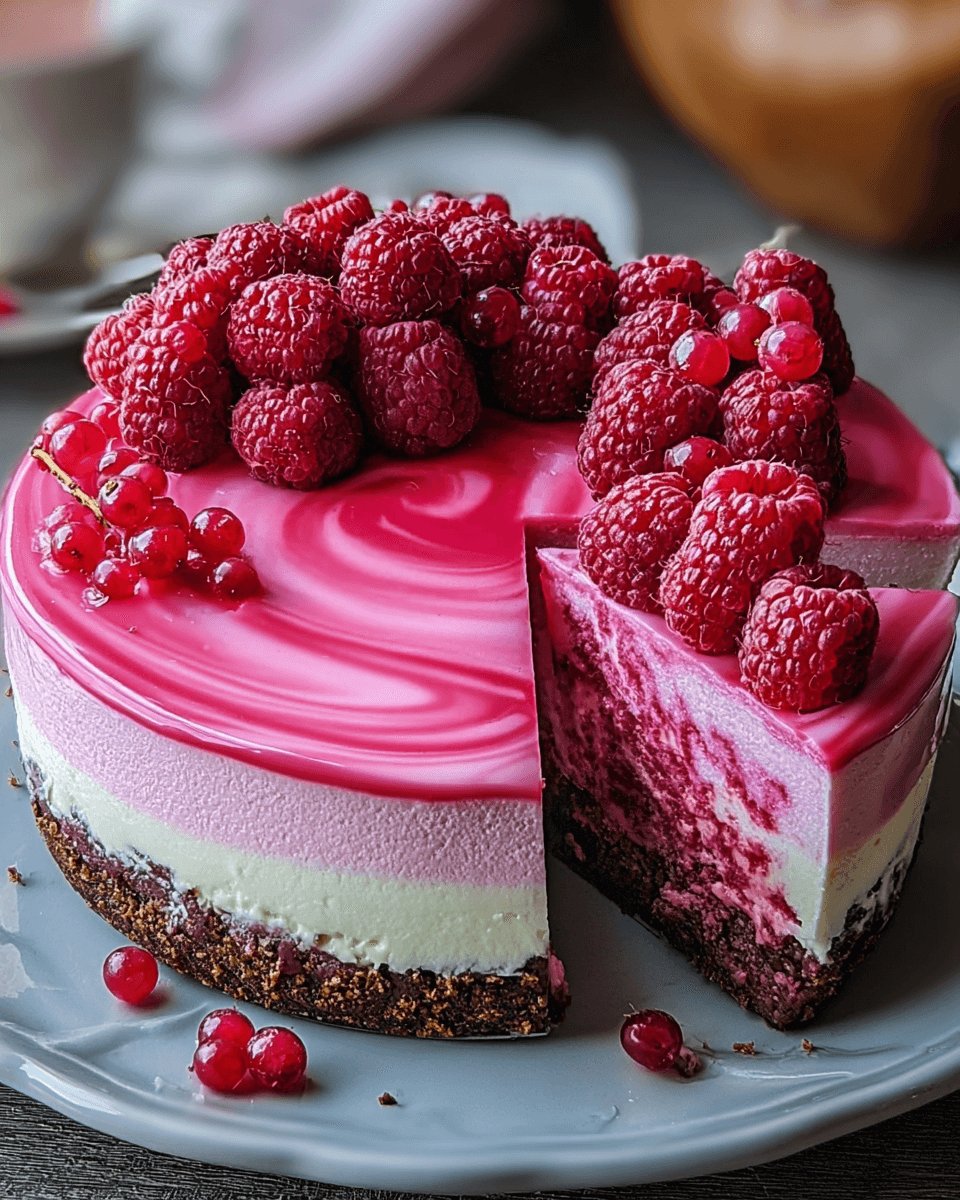 Luxurious Pink Velvet Raspberry Cheesecake Recipe Unveiled!