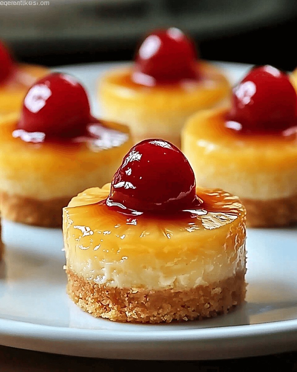 Mini Pineapple Upside-Down Cheesecakes: A Sweet Delight!