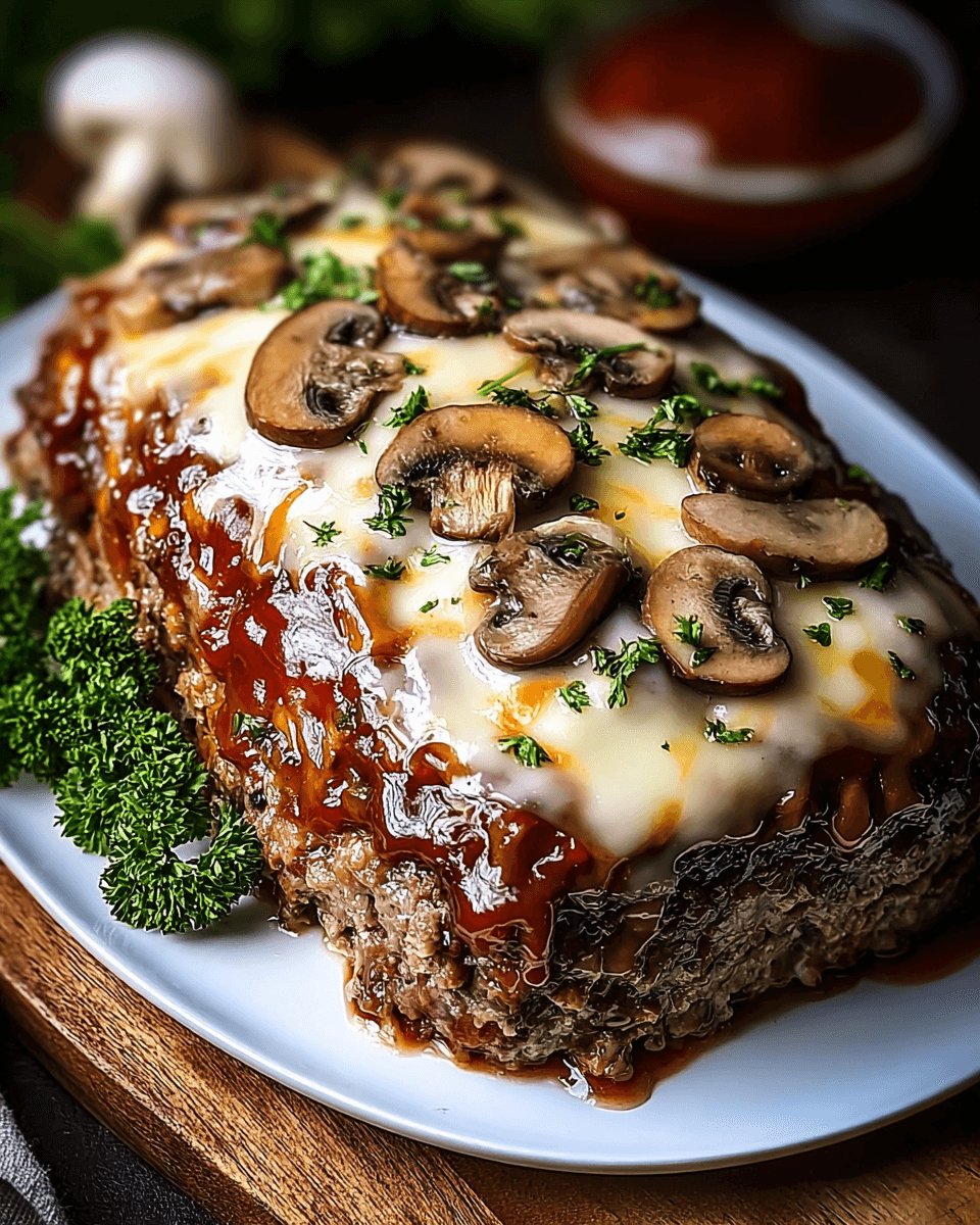 Mushroom Swiss Cheese Meatloaf: A Delicious Twist Awaits!