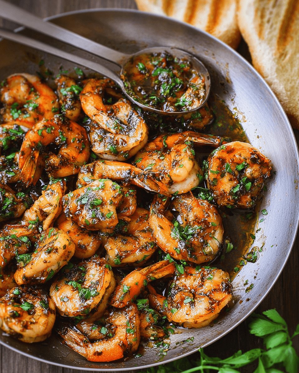 Pan-Seared Chimichurri Shrimp: A Flavorful Delight!