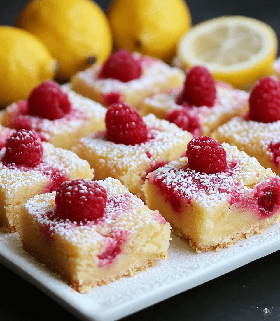 Raspberry Lemon Bars: A Delightful Summer Treat!
