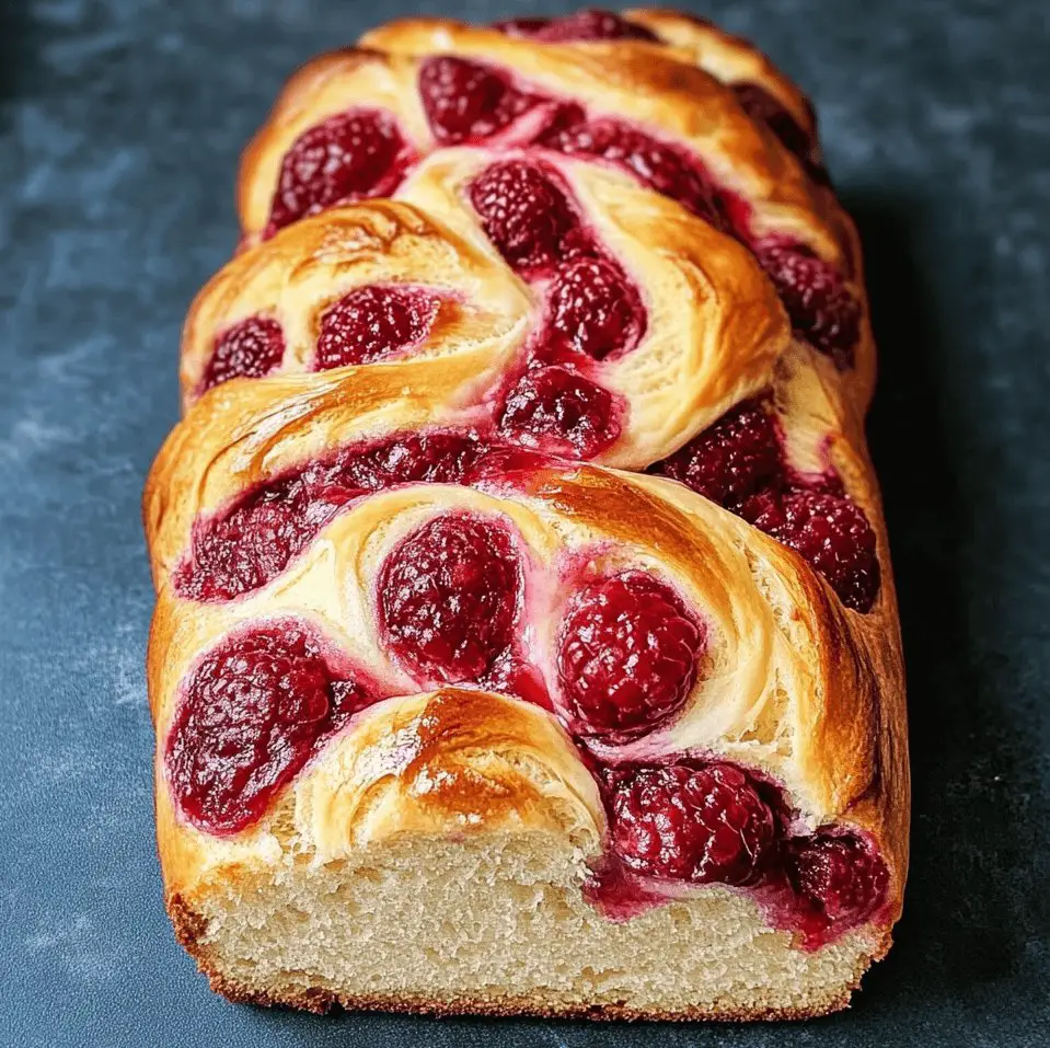Raspberry Swirl Brioche Loaf: A Delicious Recipe Guide