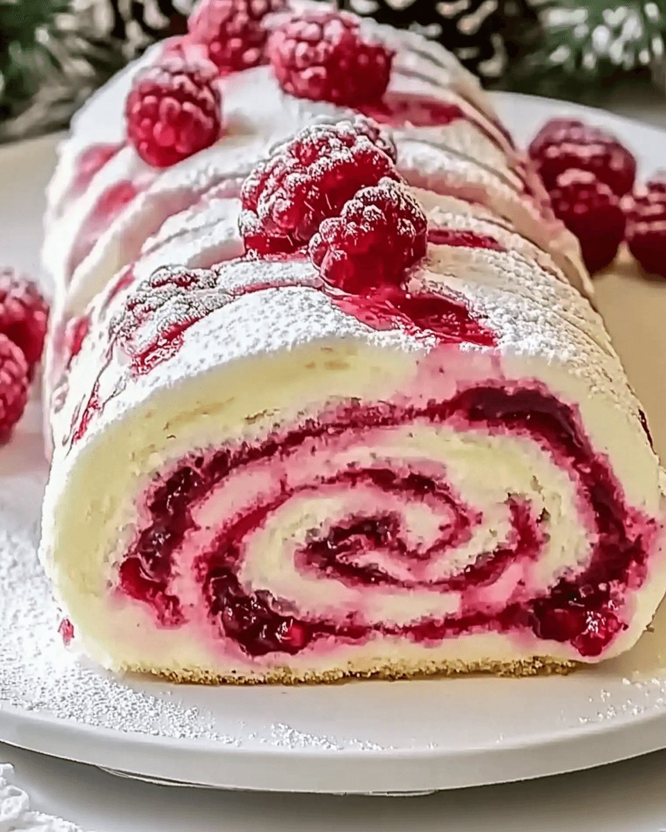 Raspberry Swirl Christmas Roll: A Festive Delight Recipe