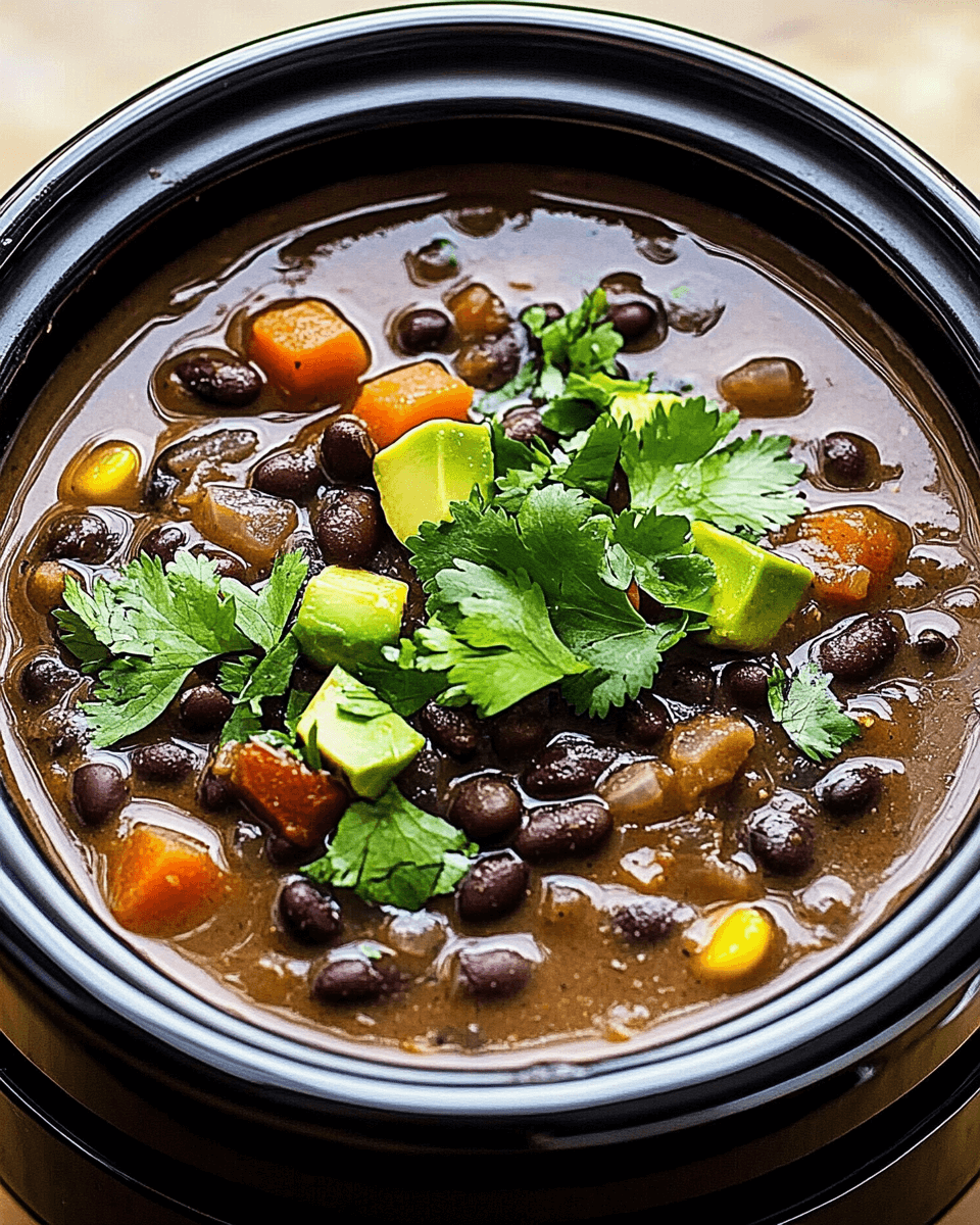 Slow Cooker Black Bean Soup – Dump and Go for Easy Meals!