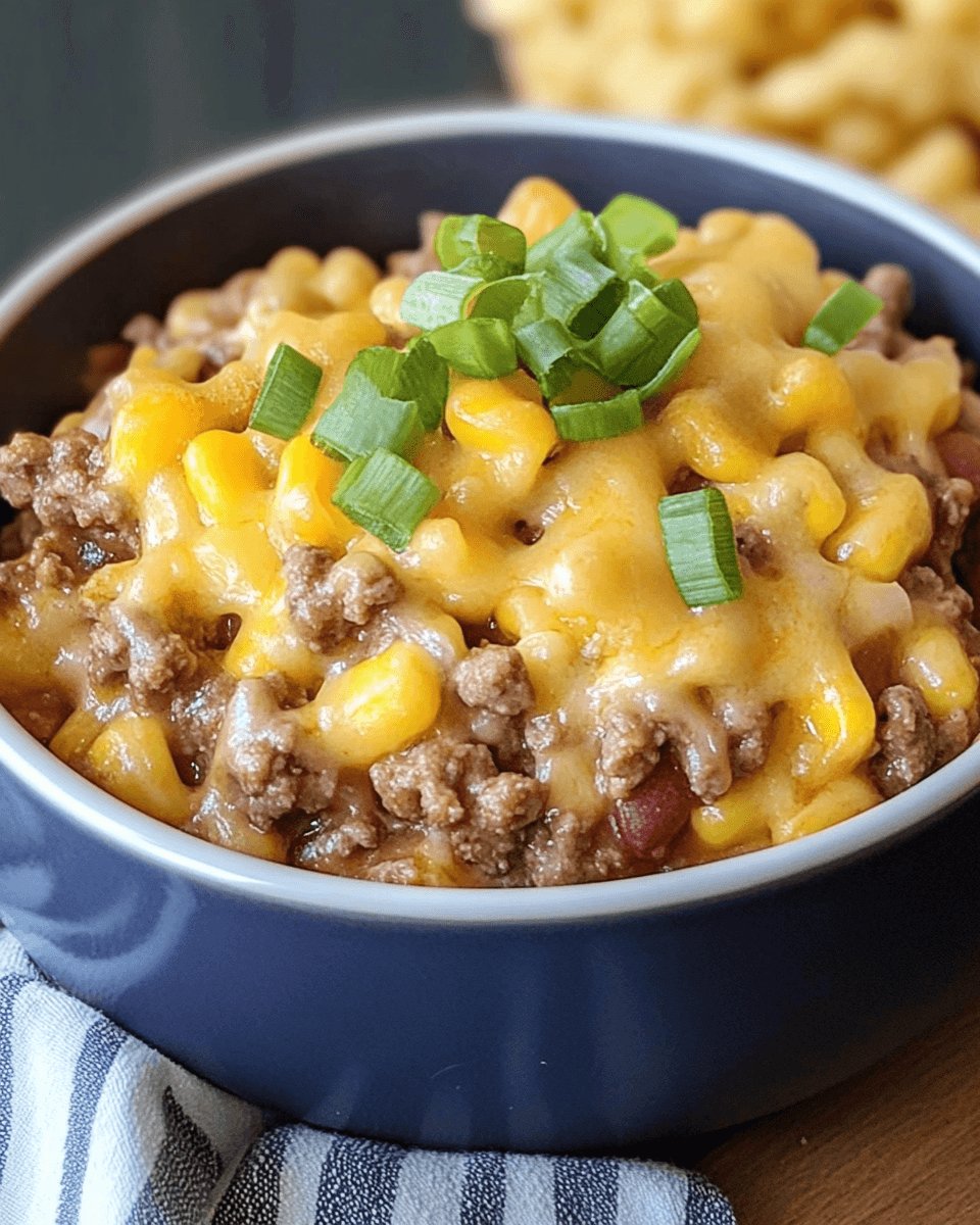 Slow Cooker Cowboy Casserole That Feeds a Crowd Now!