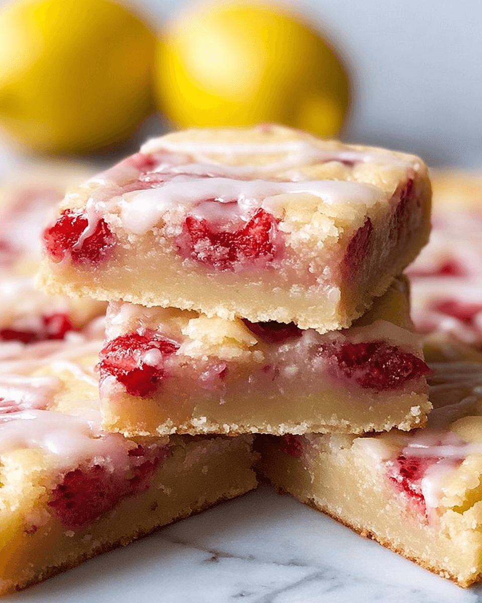Strawberry Lemon Blondies: A Must-Try Recipe Today!